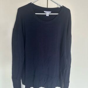 Athleta Black Relaxed Long Sleeve Hoodie